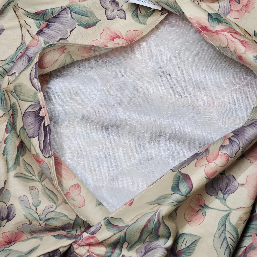 NWOT VTG Laura Ashley Standard Shams Pair | Structured Cottage Floral